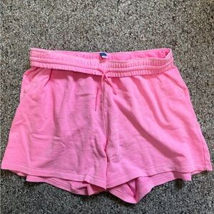 Old Navy Pink Elastic Waist Athletic Shorts
